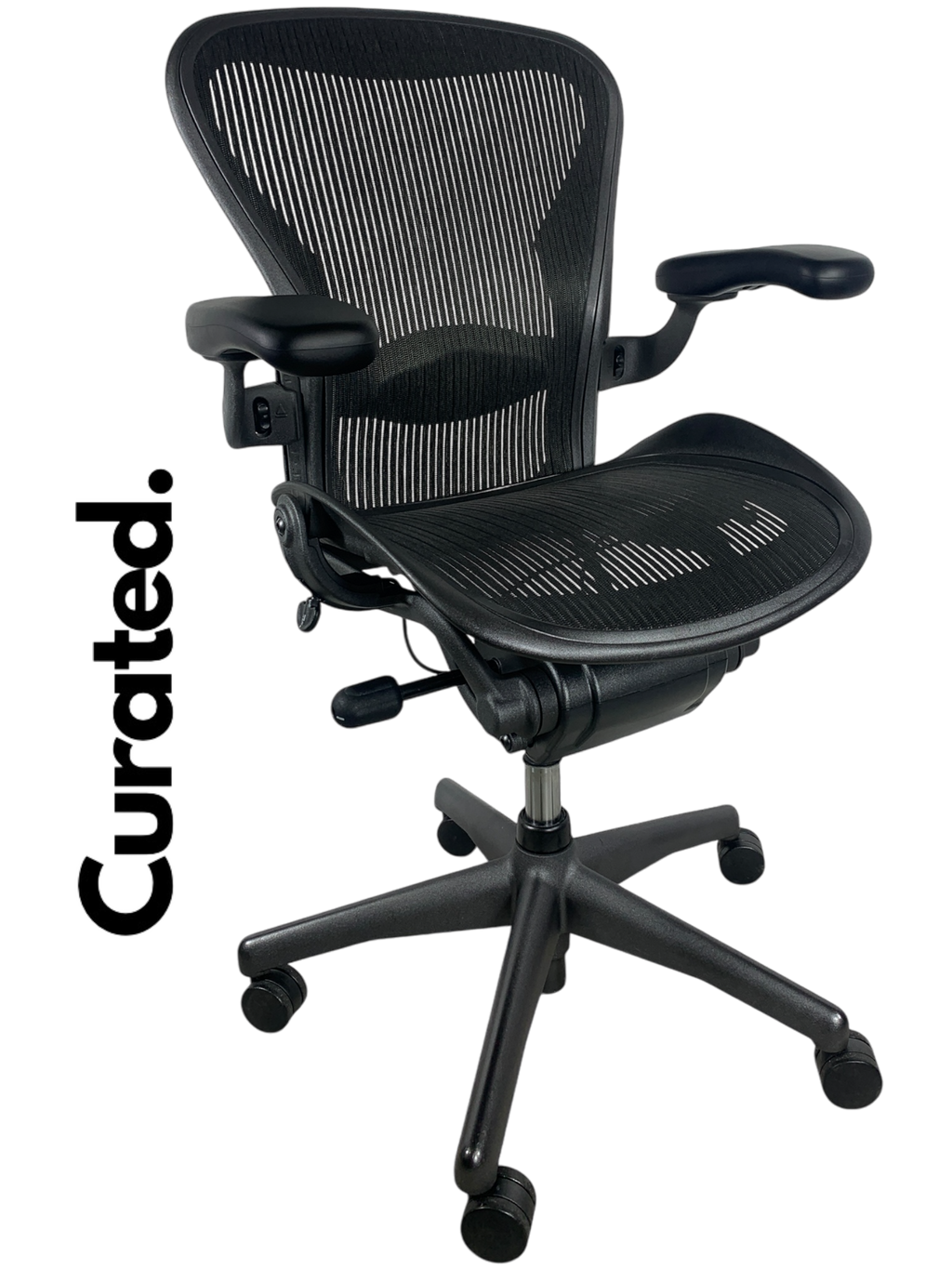 Herman Miller Aeron Graphite Black Fully Loaded