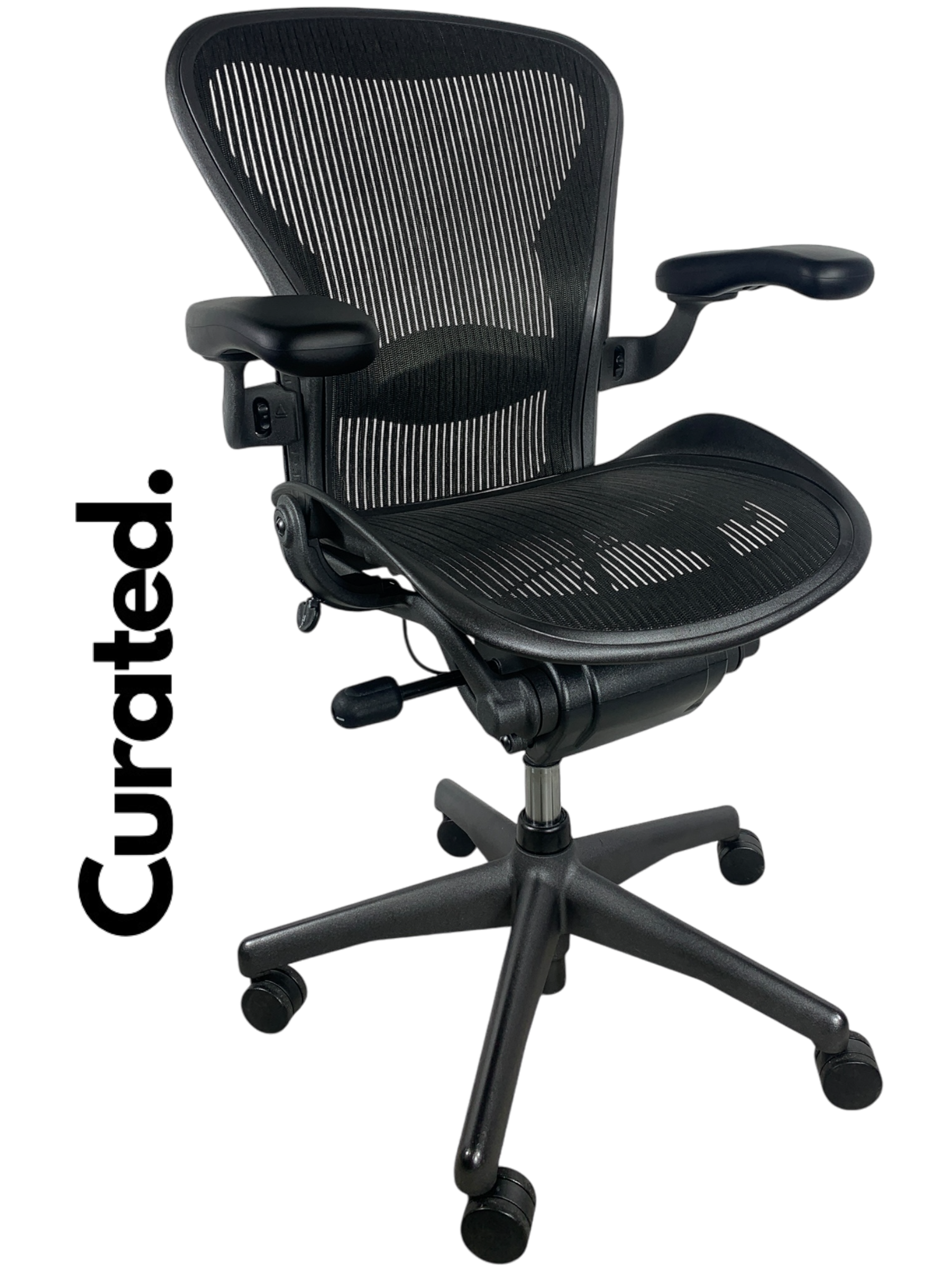 Herman Miller Aeron Graphite Black Fully Loaded