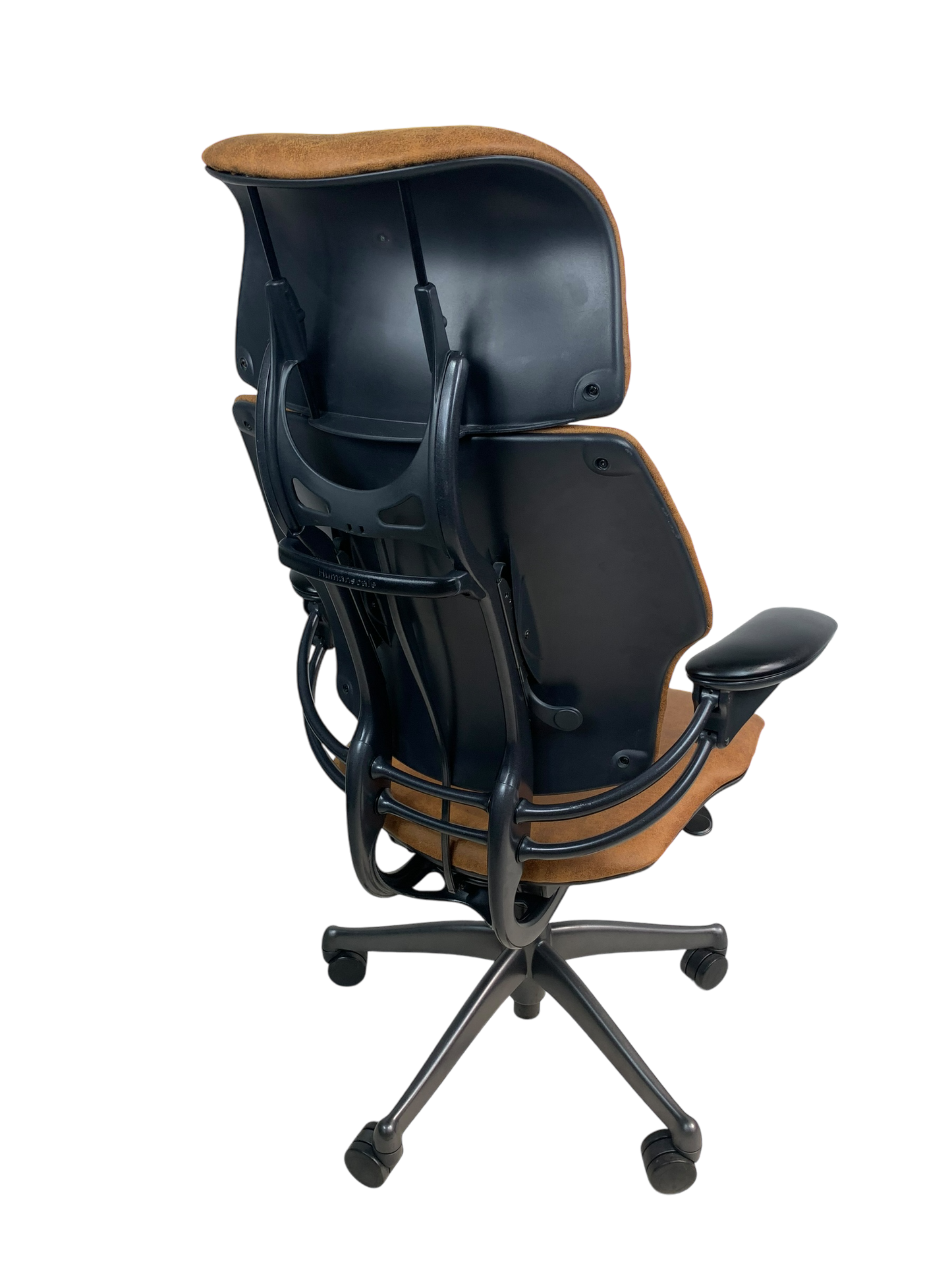 Humanscale Freedom Highback Distressed Brown Leather