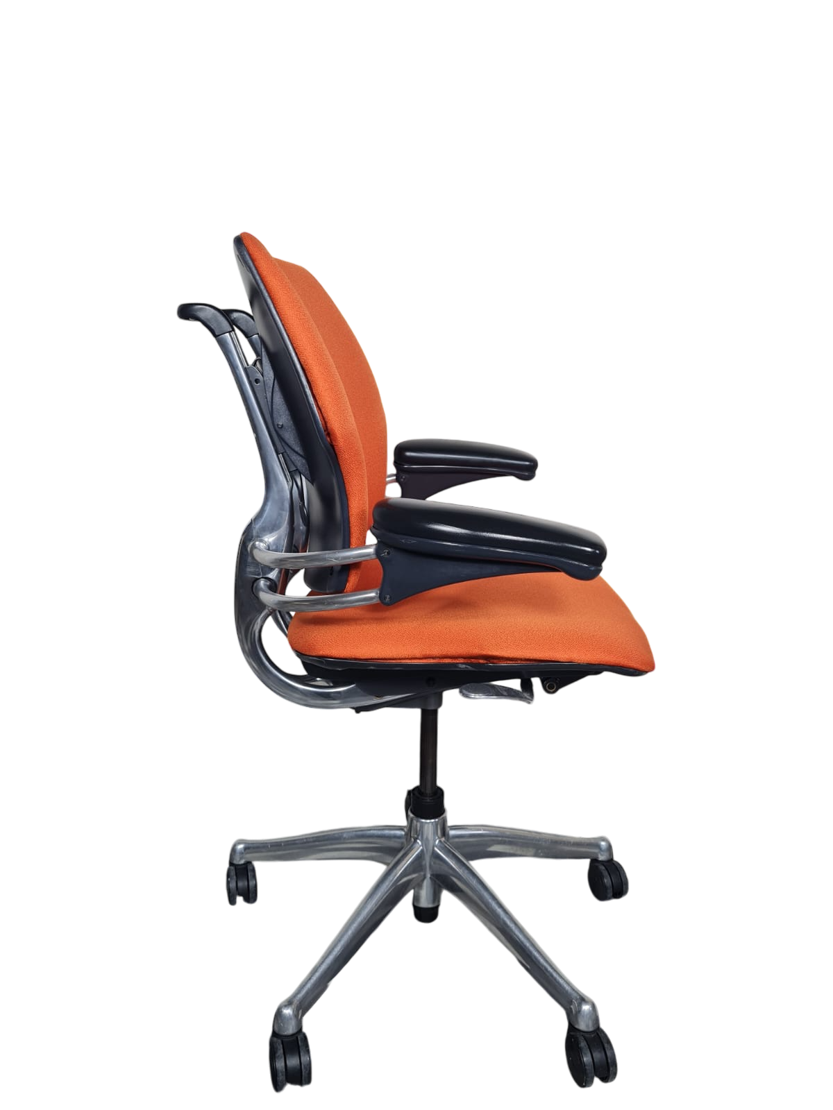 Humanscale Freedom Office Chair Orange Fully Loaded