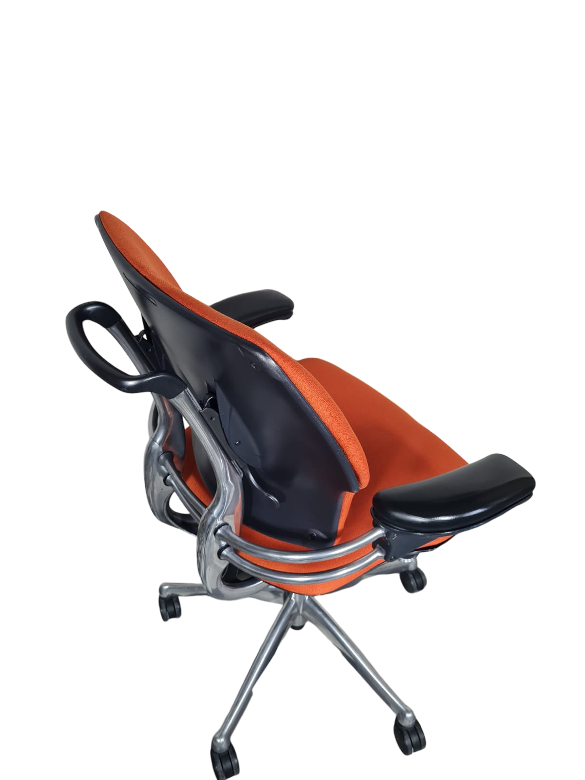 Humanscale Freedom Office Chair Orange Fully Loaded