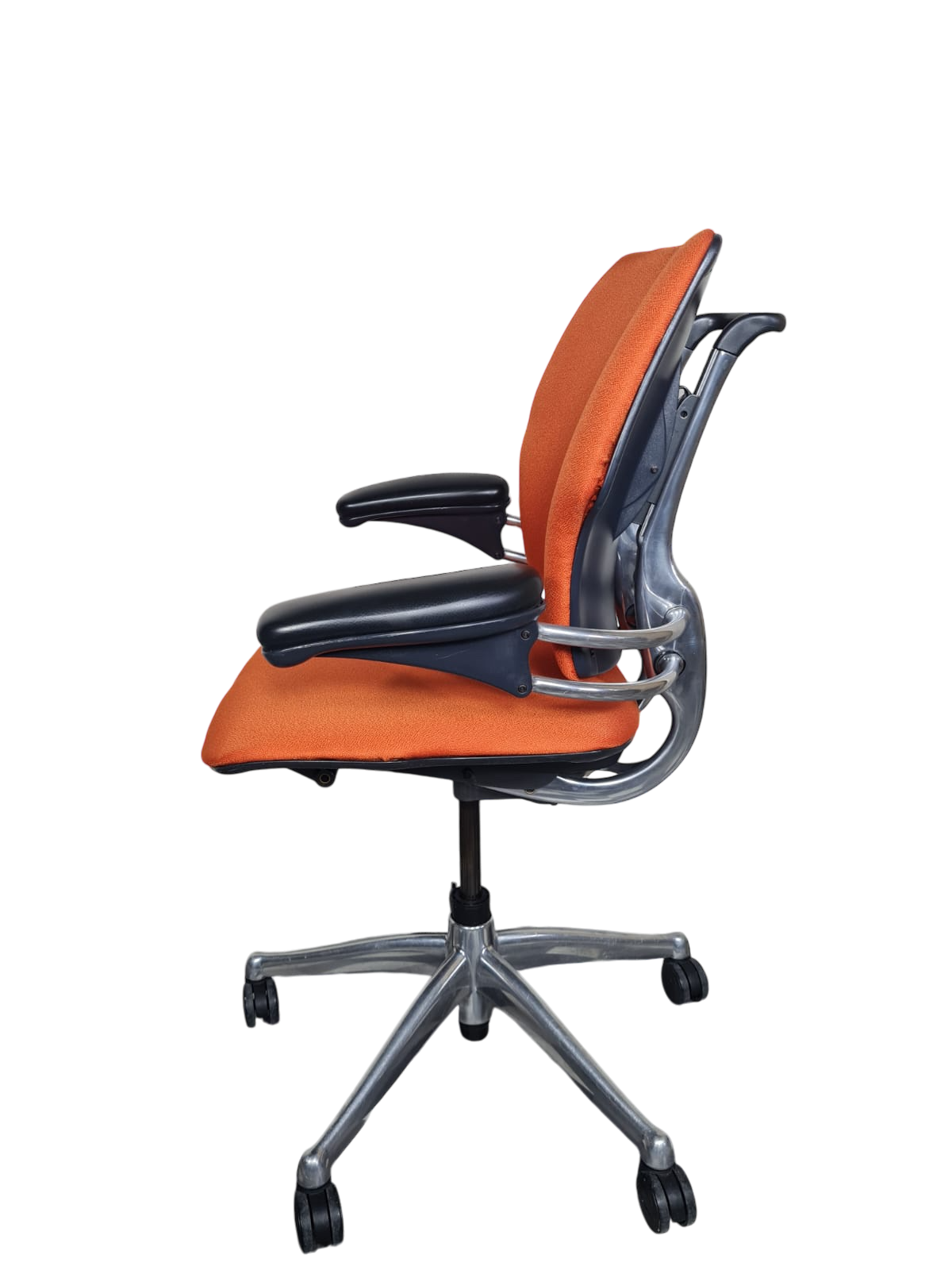 Humanscale Freedom Office Chair Orange Fully Loaded