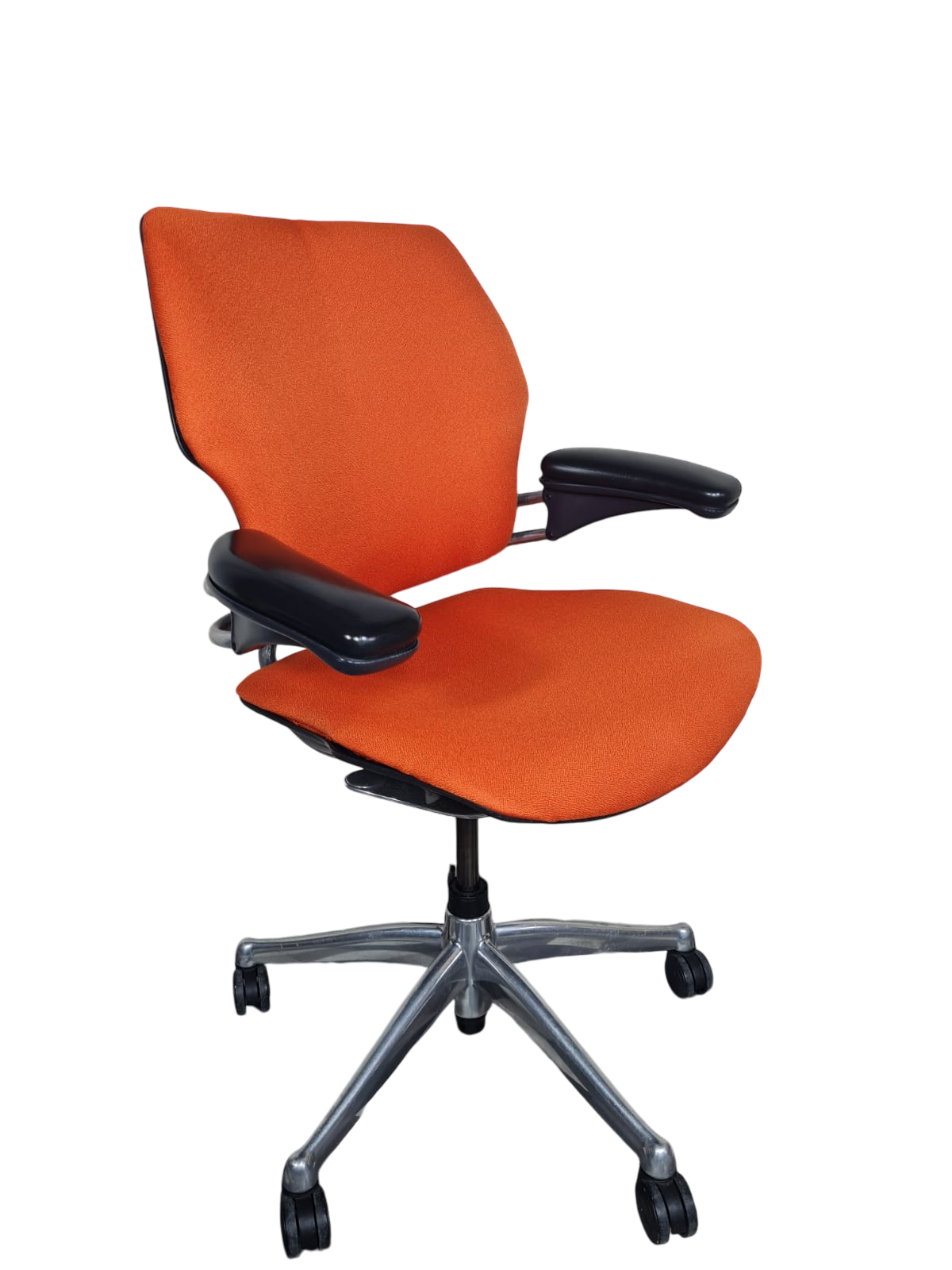 Humanscale Freedom Office Chair Orange Fully Loaded