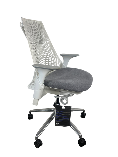 Herman Miller Sayl White Aluminum Grey