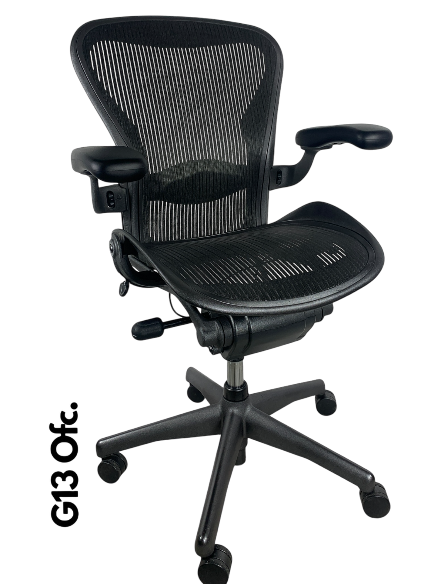 Herman Miller Aeron Graphite Black Fully Loaded