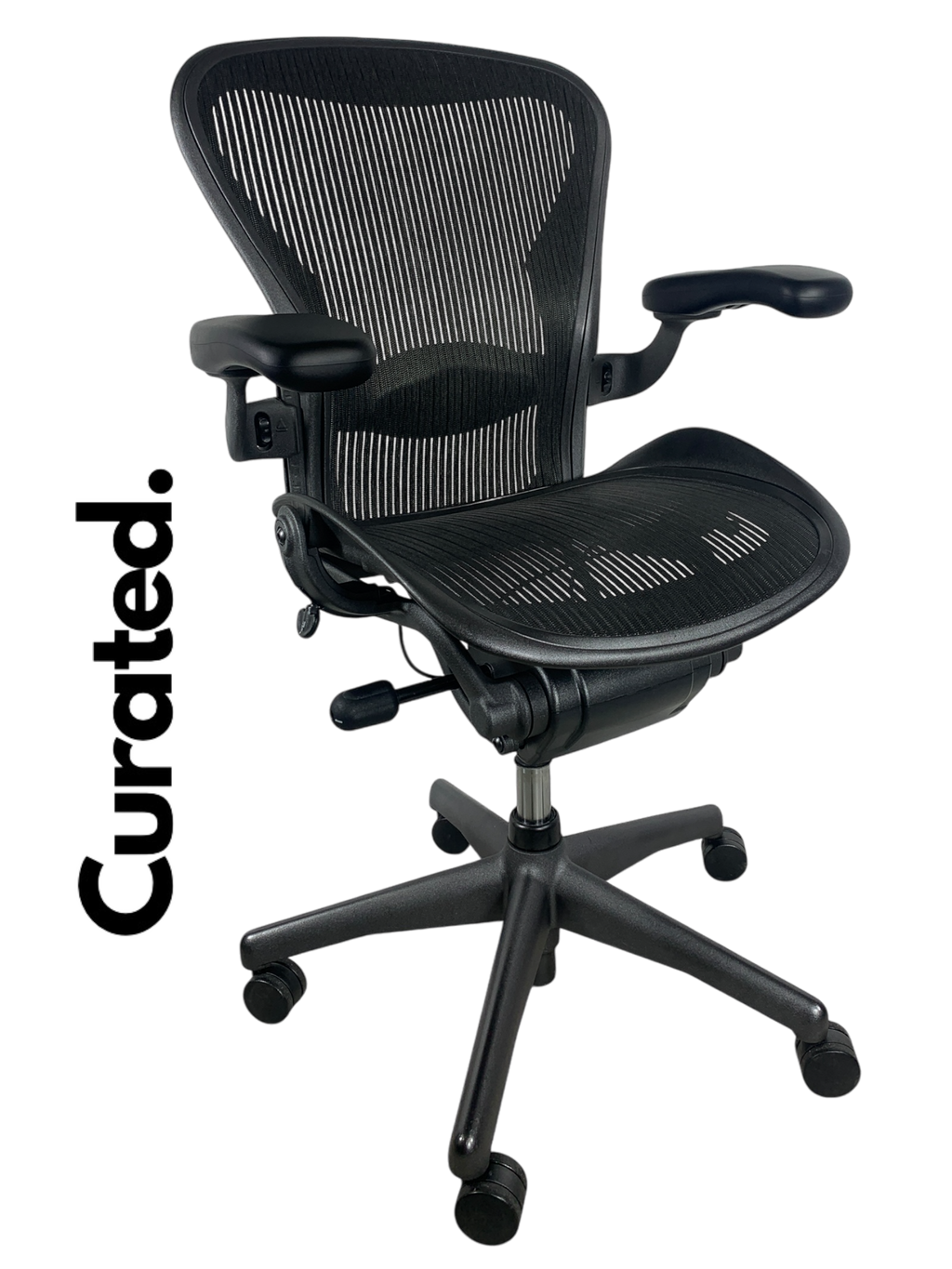 Herman Miller Aeron Graphite Black Fully Loaded