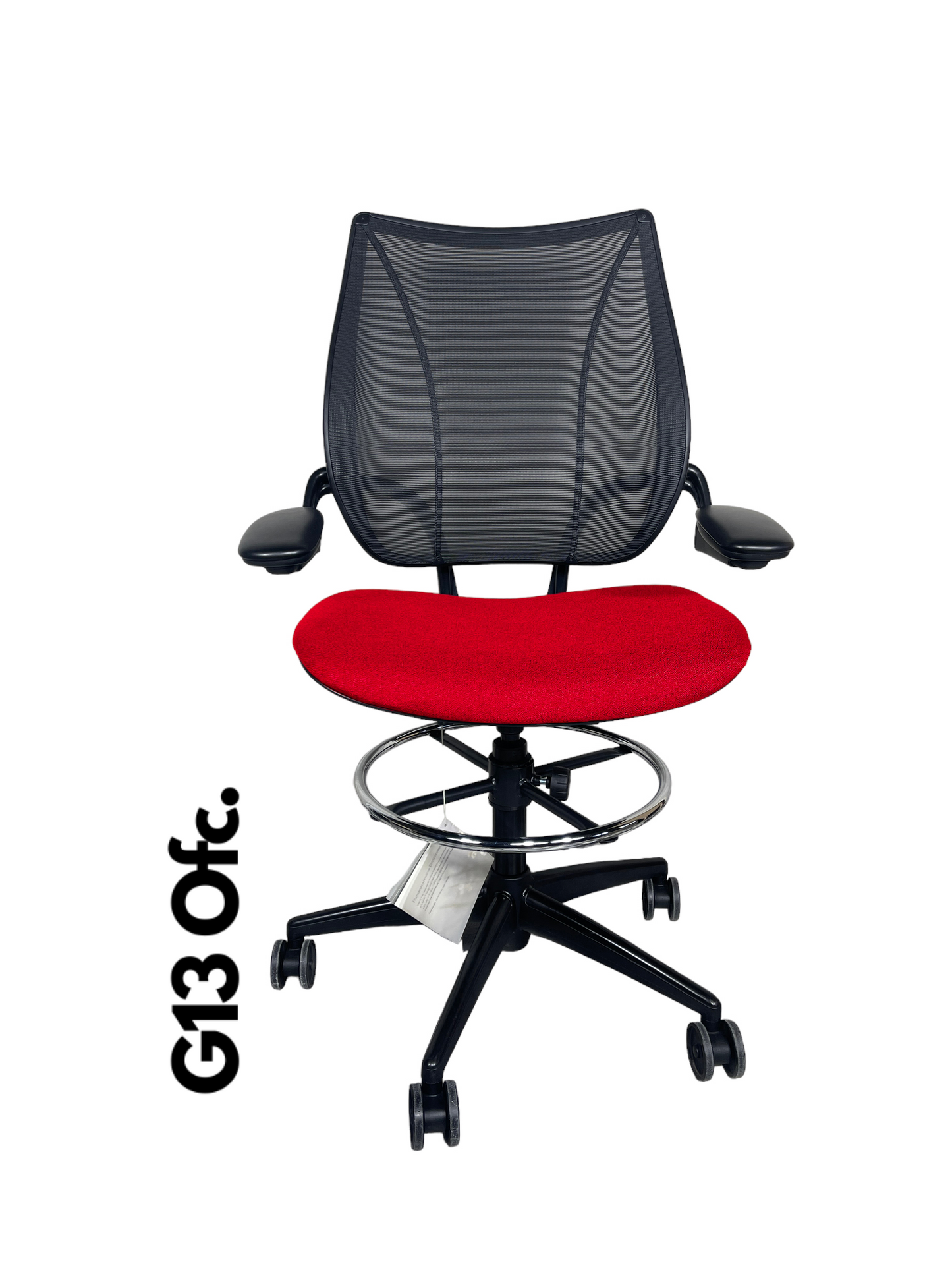Humanscale Liberty Red Fabric Draughtsman